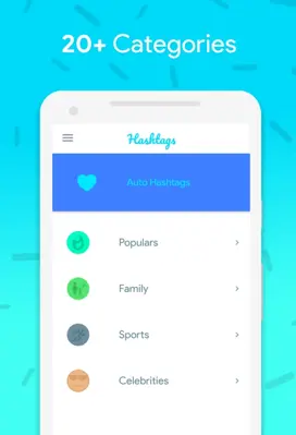 Hashtags android App screenshot 0