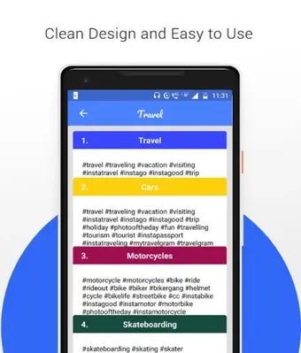 Hashtags android App screenshot 3